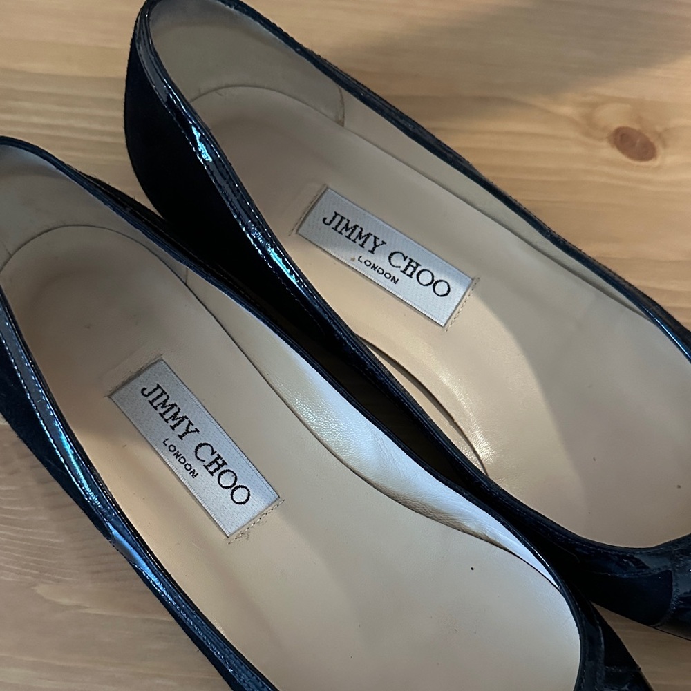 Jimmy Choo Black Women's Flats - Picture 2 of 5